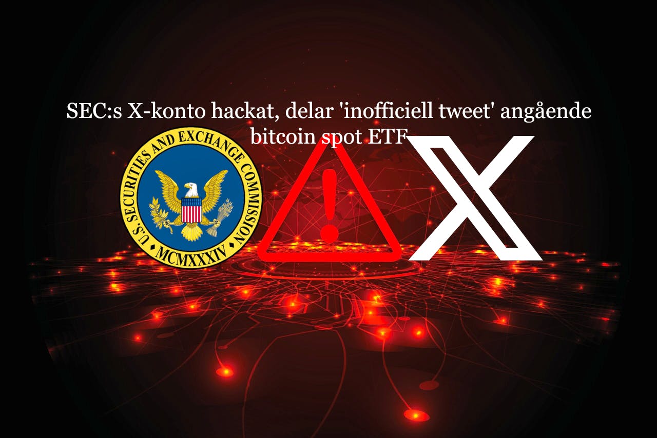 SEC X-konto hackat bitcoin spot etf